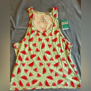 NWT Posh Peanut Mellony Mama Lounge Set Tank & Shorts XL 12-14 Bamboo